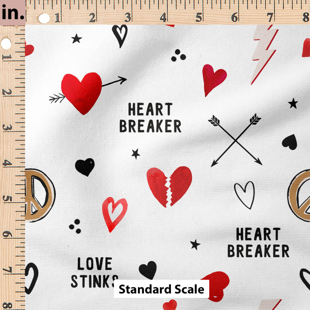 Ruler Scale for Heart Breaker Funny Valentine by Hip Kid Designs